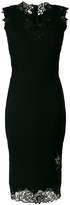 Thumbnail for your product : Ermanno Scervino sleeveless lace trim dress