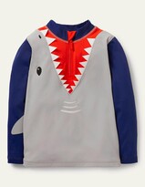 Thumbnail for your product : Boden Navy Shark Half-zip Rash Vest