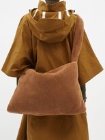 Thumbnail for your product : Kassl Editions Square Small Faux-shearling Shoulder Bag - Brown