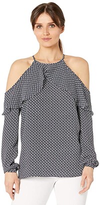 michael kors cold shoulder tops
