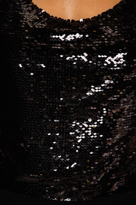 Alexandre Vauthier Sequin Halter Bodysuit in Black | FWRD