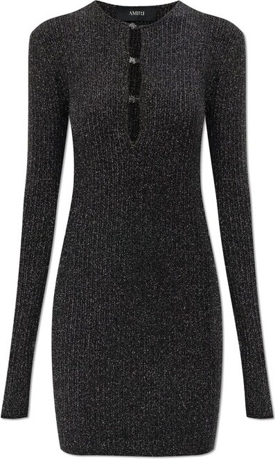 Amiri Lurex Thread Mini Dress