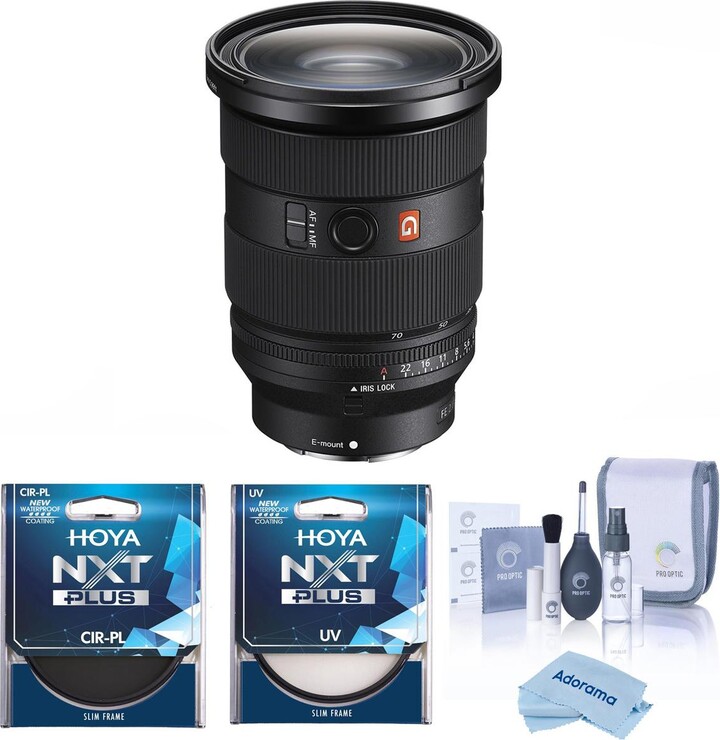 Sony Fe 24-70mm f/2.8 Gm Ii Lens, Bundle with Hoya 82mm Uv and Cpl Filters