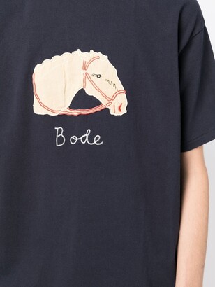 Bode embroidered logo T-shirt
