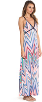 Thumbnail for your product : T-Bags 2073 T-Bags LosAngeles Wrap Around Tie Maxi Dress