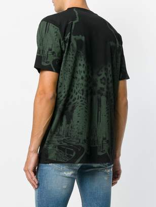 Marcelo Burlon County of Milan graphic leopard print T-shirt
