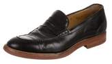 Thumbnail for your product : Barneys New York Barney's New York Leather Penny Loafers black Barney's New York Leather Penny Loafers