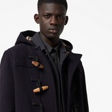 Thumbnail for your product : Burberry Vintage Check Detail Wool Blend Hooded Duffle Coat
