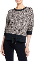 Thumbnail for your product : Varley Arden Leopard Drawstring Sweatshirt