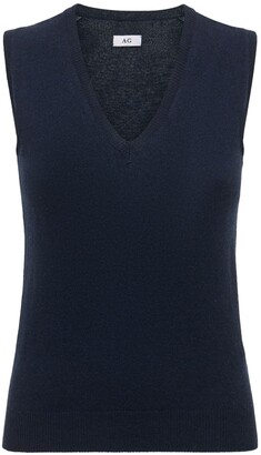 Navy Knit Vest | Shop the world's largest collection of fashion 