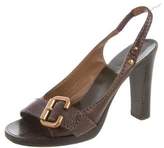Thumbnail for your product : Chloé Leather Slingback Sandals