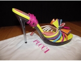 Thumbnail for your product : Emilio Pucci Multicolour Leather Heels