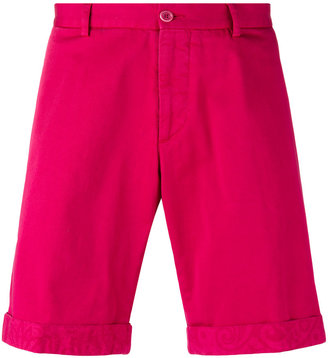 Etro cuffed tailored shorts - men - Cotton/Spandex/Elastane - 50