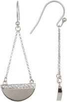 Thumbnail for your product : Cole Haan Accented Half Disk Chain Drop Earrings