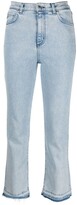 Cropped Straight-Leg Jeans 