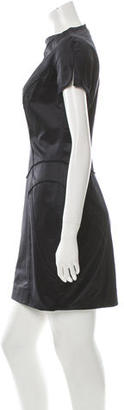 Saint Laurent Short Sleeve Mini Dress