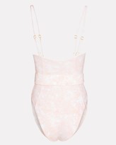Thumbnail for your product : WeWoreWhat Danielle Marbled One-Piece Swimsuit