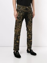 Thumbnail for your product : Dolce & Gabbana Floral Print Skinny Jeans