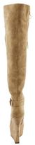 Thumbnail for your product : Charlotte Russe Lace-Up Wedge Over-the-Knee Boots