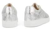 Thumbnail for your product : BOSS Limited-edition vegan trainers in metallic Pinatex