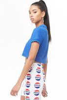 Thumbnail for your product : Forever 21 Pepsi Cropped Polo Shirt