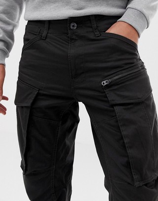 GStar ROVIC ZIP 3D TAPERED  Cargo trousers  greydark grey   Zalandocouk