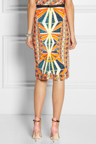 Thumbnail for your product : Peter Pilotto H printed crepe skirt