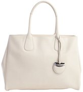 Thumbnail for your product : Ferragamo ivory leather 'Nolita' top handle tote