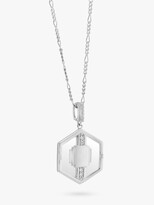 Thumbnail for your product : V by Laura Vann Personalised Goldie Cubic Zirconia Pendant Necklace