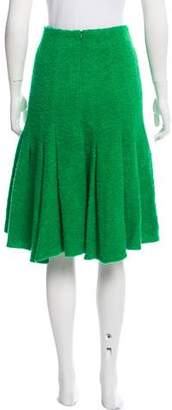 Thakoon Pleated Bouclé Skirt