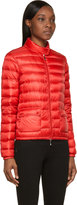 Thumbnail for your product : Moncler Red Quilted Down Lans Jacket