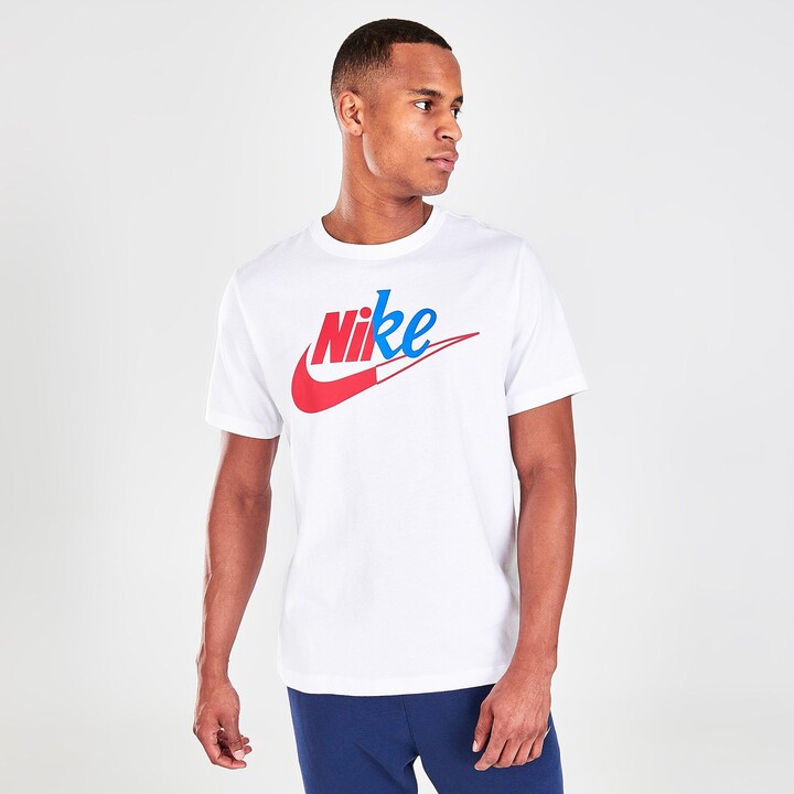 Nike Men's Sportswear Logo Splice T-Shirt - ShopStyle