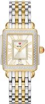 Thumbnail for your product : Michele Deco Madison Mid Two-Tone Diamond Watch