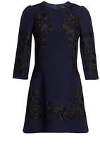 Thumbnail for your product : Dolce & Gabbana Lace Applique Wool Dress