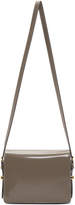 Thumbnail for your product : Burberry Grey Patent Small Horseferry Bag