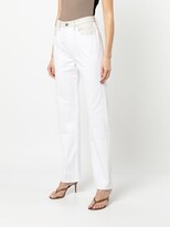 Thumbnail for your product : Gold Sign Martin high-waisted straight leg jeans