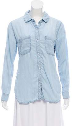 Rails Embroidered Button-up Top