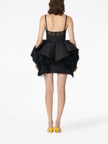 Thumbnail for your product : Carolina Herrera Ruffled-Tulle Silk Dress