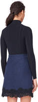 Thumbnail for your product : Rebecca Taylor Pointelle Knit Turtleneck Pullover