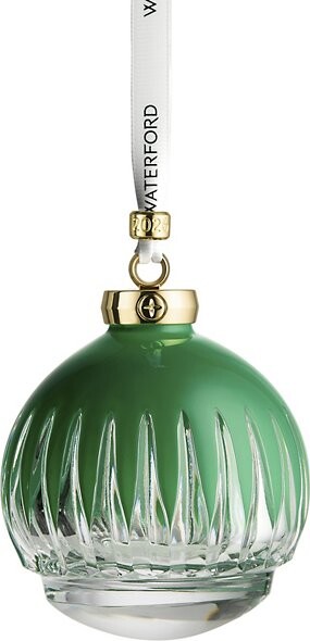 Waterford New Year Firework Bauble Ornament in Green