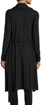 Thumbnail for your product : Blu Clover Lean Belted Long Cardigan, Black