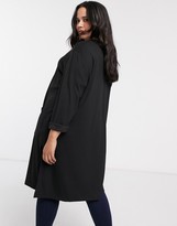 Thumbnail for your product : Only Curve midi cardigan in black