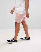 Thumbnail for your product : ASOS DESIGN Plus Skinny Chino Shorts In Pastel Pink