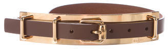 Gucci Skinny Leather Belt