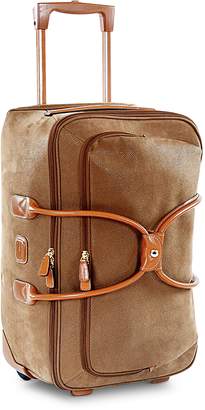 Bric's Life - Medium Camel Micro Suede Rolling Duffle Bag