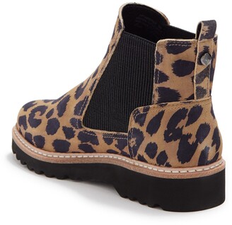 Donald J Pliner Carsyn Leopard Print Lug Sole Chelsea Boot - ShopStyle