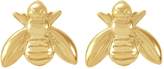 Thumbnail for your product : Revere 9ct Yellow Gold Bee Stud Earrings