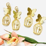 Thumbnail for your product : The Pink Reef butterfly bird cage with pearl
