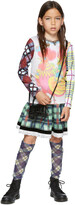 Thumbnail for your product : Chopova Lowena SSENSE Exclusive Kids Green Check Skirt