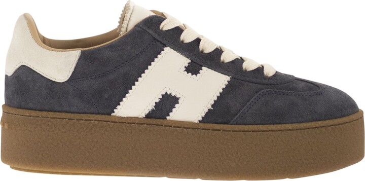 Hogan Cool - Suede Trainers With Thick Soles
